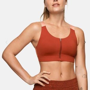 Outdoor Voices Zip Bra